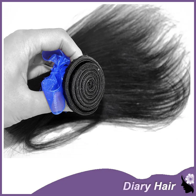 Diary wig Grade 7A Factory price virgin peruvian straight 1pc unprocessed top grade human weave 8&quot-30&quot |