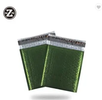 

Strong Hot Melt Adhesive Green Plastic Poly Bubble Mailer