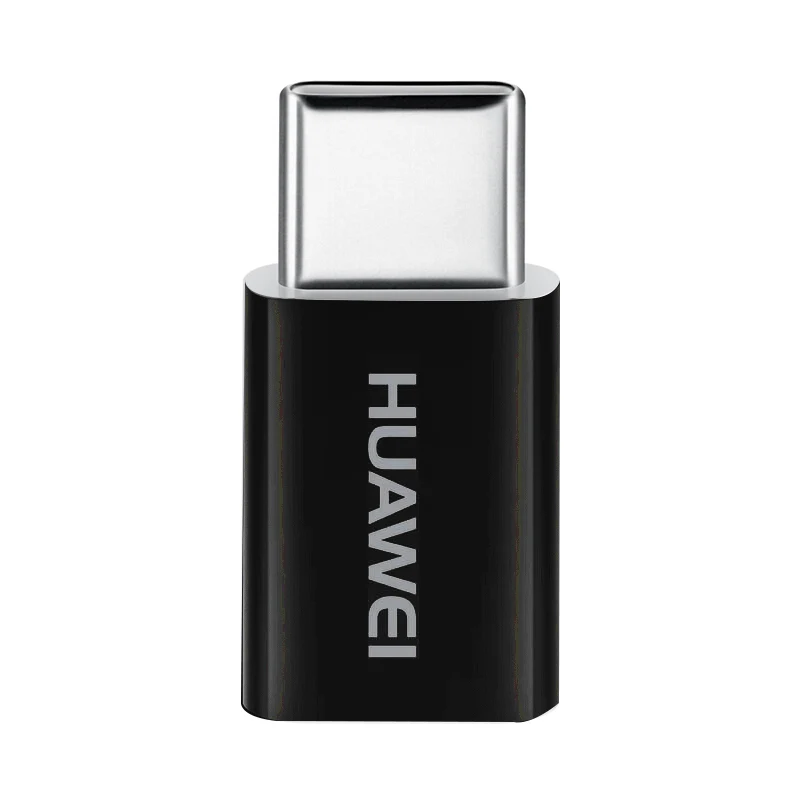 Переходник Huawei Micro USB на Type C оригинальный конвертер Mate 9 10 P20 30 Pro P10Plus Honor note 8 V20 P9