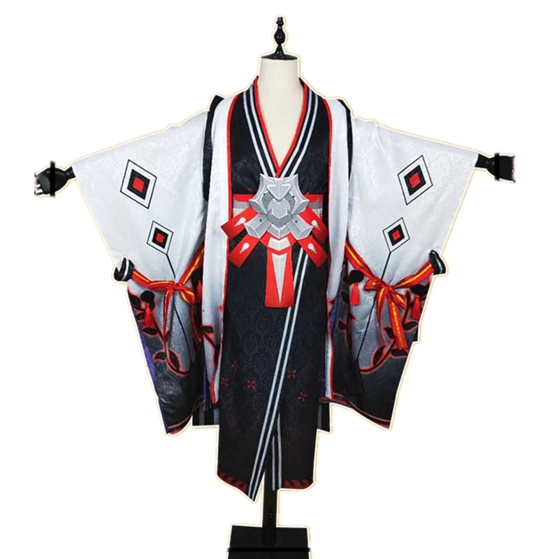 Игра Onmyoji Onikiri Пробуждение косплей кимоно Хэллоуин Карнавальный Наряд полный набор парик обувь Рог Косплей Костюм