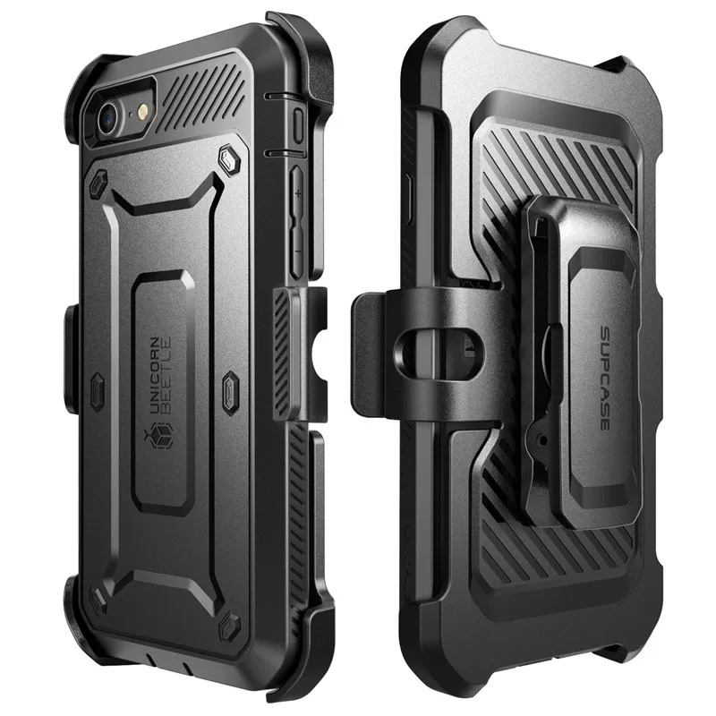 Для iphone 7( выпуск) SUPCASE Unicorn Beetle Series UB Pro полнокорпусная прочная кобура чехол со встроенным протектором экрана