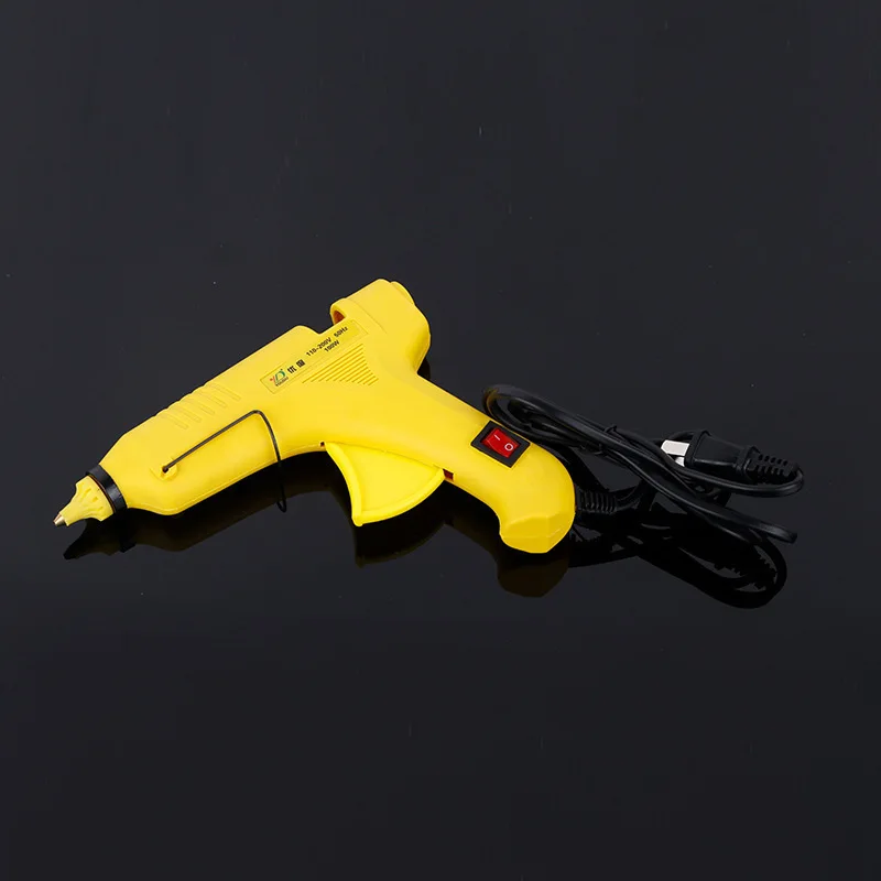 60W 1pcs glue gun Пегасийский промышленный 110-240 в 60 Вт 80 Вт 100 вт DIY термоплавкий клеевой пистолет Горячая температура Ремонт Горячий клеевой пистолет инструмент 10 шт. 11 мм Клей - Цвет: 60W 1pcs glue gun