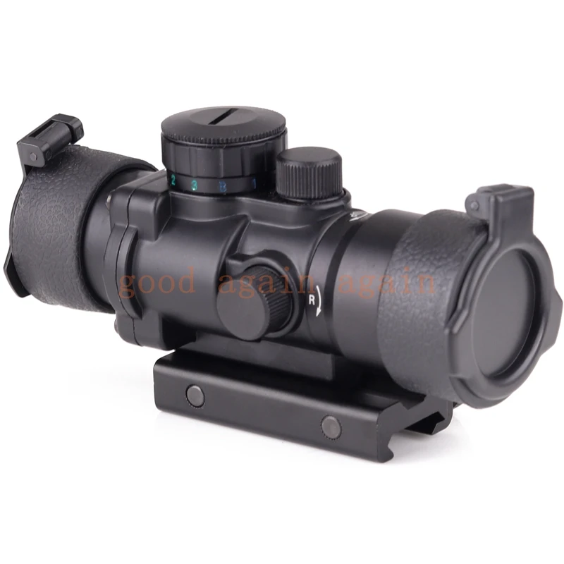 Охотничий прицел тактический 3.5X30 RGB лазерный красный трехподсвечиваемый комбо