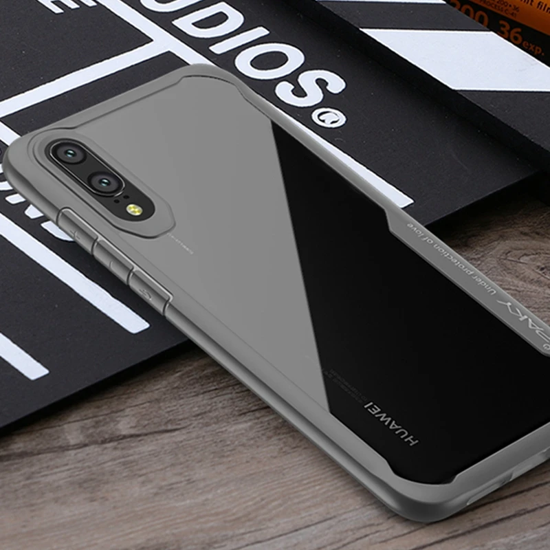 IPAKY противоударный армированный чехол для huawei P20 Plus роскошный Силиконовый ТПУ + ПК