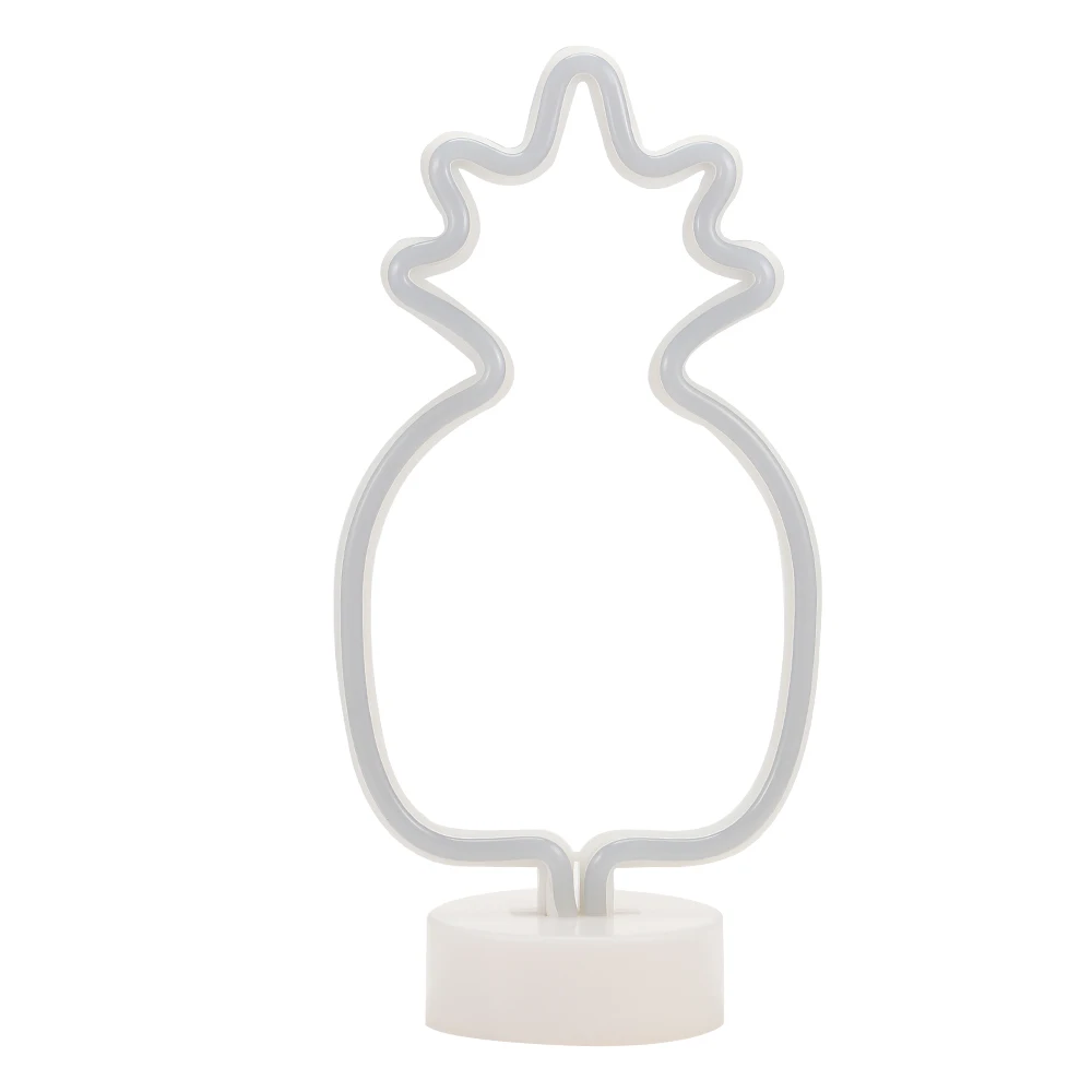 Ананас Модель неоновые декоративные лампы AA Батарея зарядки Освещение в