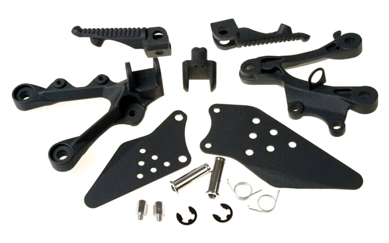 Подножки для мотоцикла Передние подножки педалей Kawasaki ZX6R 2009 2010 2011|motorcycle footrest|front