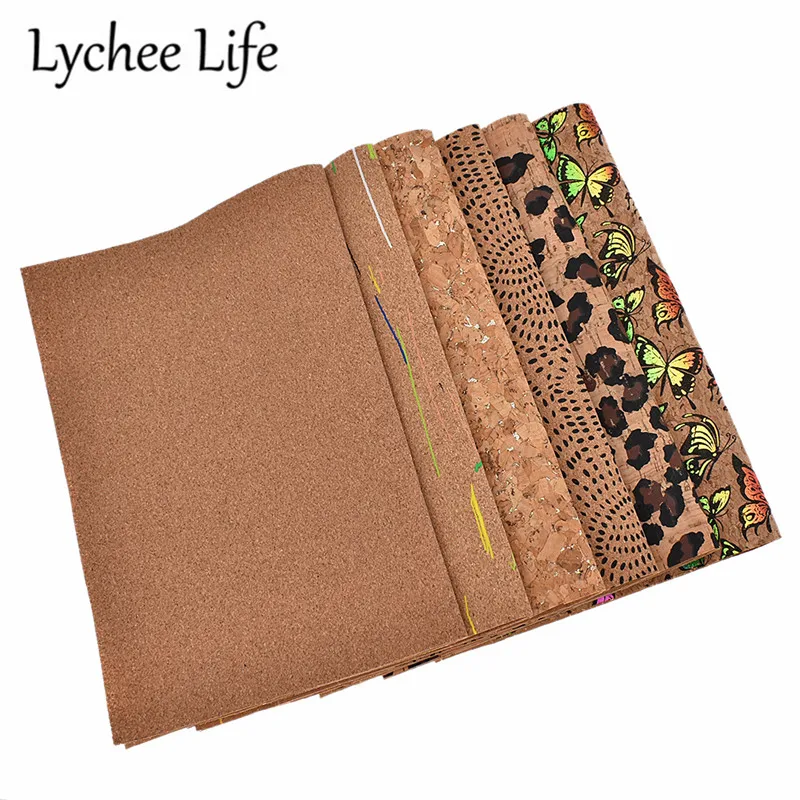 Lychee Life A4 мягкие разноцветные бабочки 29x21 см ткань для рукоделия домашнее шитье