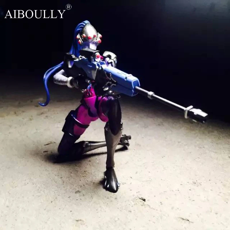 (LONSUN) OW Widowmaker фигурку модель kinderen игрушки Geschenken Collectie Tracer ПВХ 17 см игра figuur|action