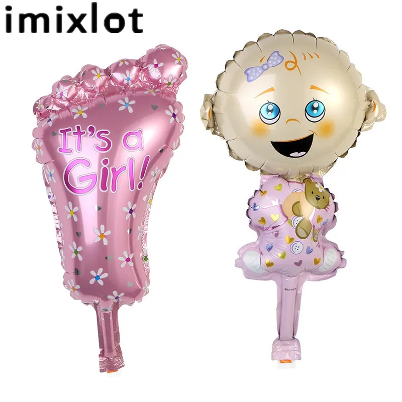 Imixlot 5 шт./компл. Фольга Воздушный шар для маленьких девочек и мальчиков милый