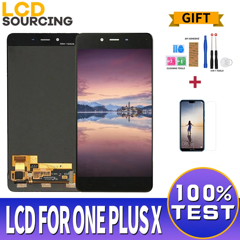 ЖК дисплей 5 0 дюйма для Oneplus X экран с дигитайзером в сборе ONE PLUS E1003 рамкой замены