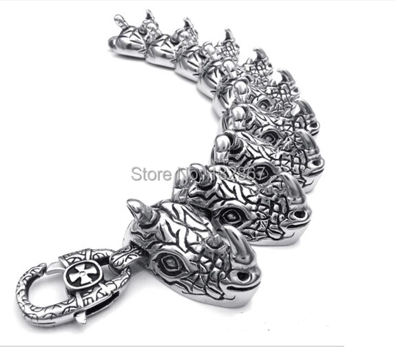 39 мм модный мужской браслет из нержавеющей стали | Украшения и аксессуары