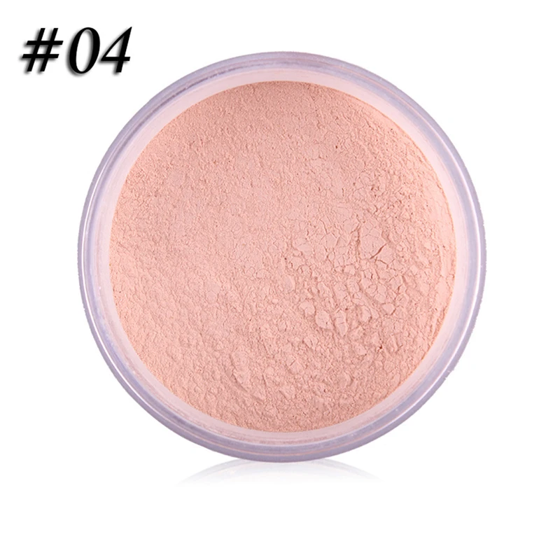 04 MISS ROSE, 12 г, макияж, матовое покрытие, прозрачная установка, пудра для лица, рассыпчатая, отделочная пудра, полупрозрачная, гладкая установка, основа - Цвет: 04