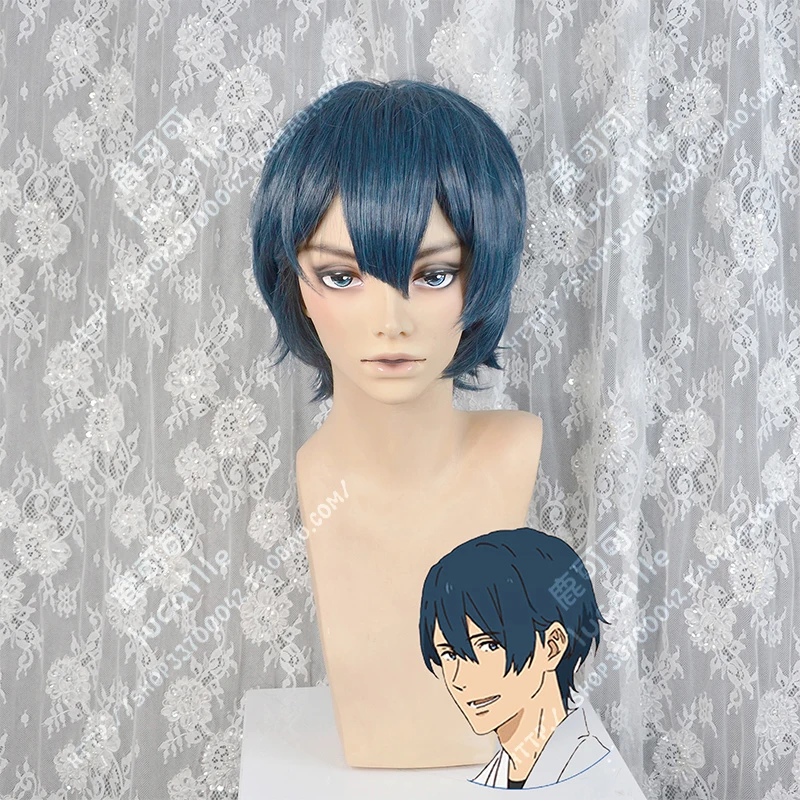 

Парик для косплея аниме Tsurune Kazemai Koukou Kyuudoubu Takigawa Masaki термостойкий синтетический парик + шапочка для парика