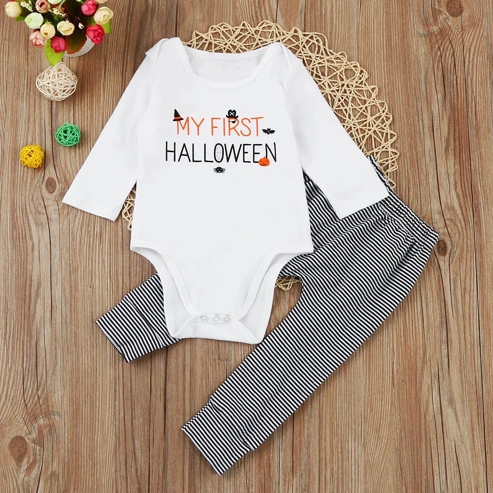 Одежда Лидер продаж детская одежда новый комбинезон с изображением тыквы для