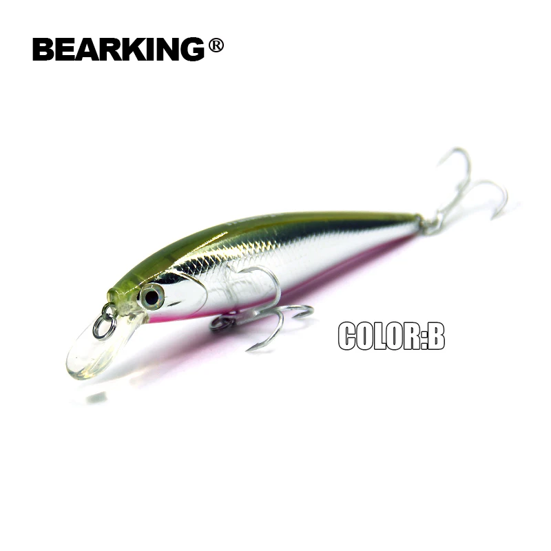 Приманка для рыбалки Bearking 2017 5 шт. гольян 7 8 см 9 2 г глубина 0 1 м рыболовный воблер
