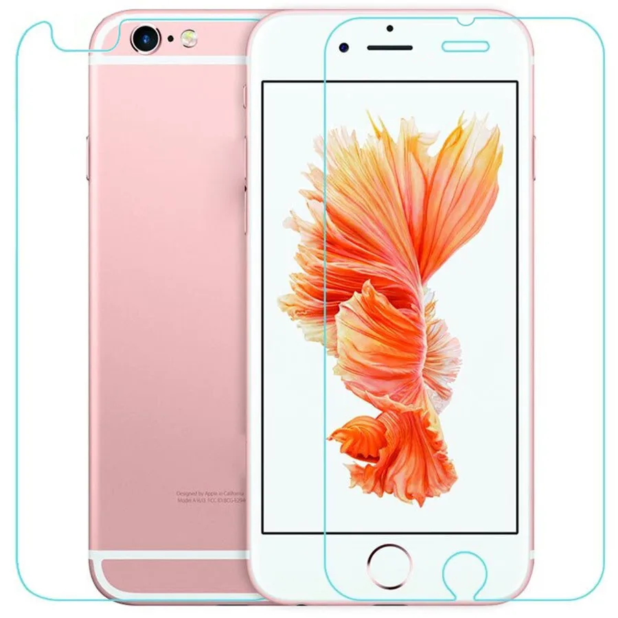 Закаленное защитное стекло 3 в 1 для iphone X XS 11 XR 6s 7 8 plus 11pro MAX SE 2020|Защитные стёкла и