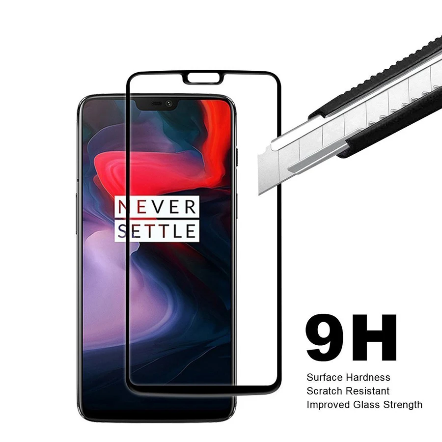 Soultz 2.5D Закаленное стекло для Oneplus 6 полное покрытие 9 H защитная пленка