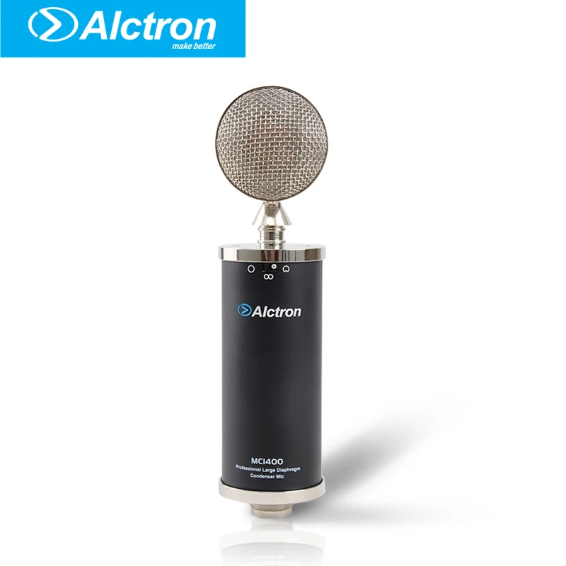 Alctron MC1400 Профессиональный мультиузор с большой диафрагмой записывающий конденсаторный микрофон, Студийный микрофон