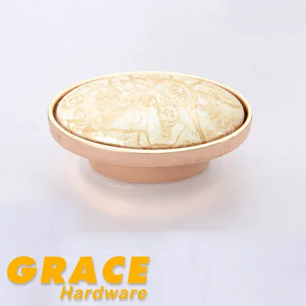 Европейская мебель керамическая ручка антикварный ящик для шкафа двери розовое