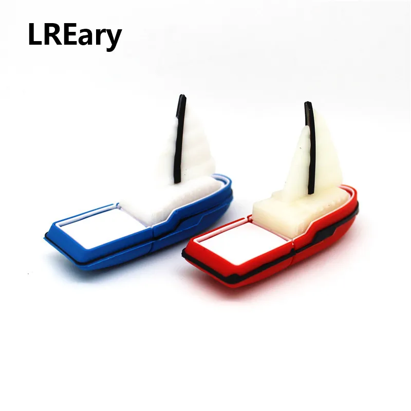 С мультяшным принтом парусная лодка USB флэш накопитель корабль Флеш TF карта с