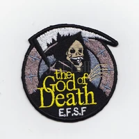 100embroidery gundam the god of death e f s f military tactical morale embroidery patch badges b2454