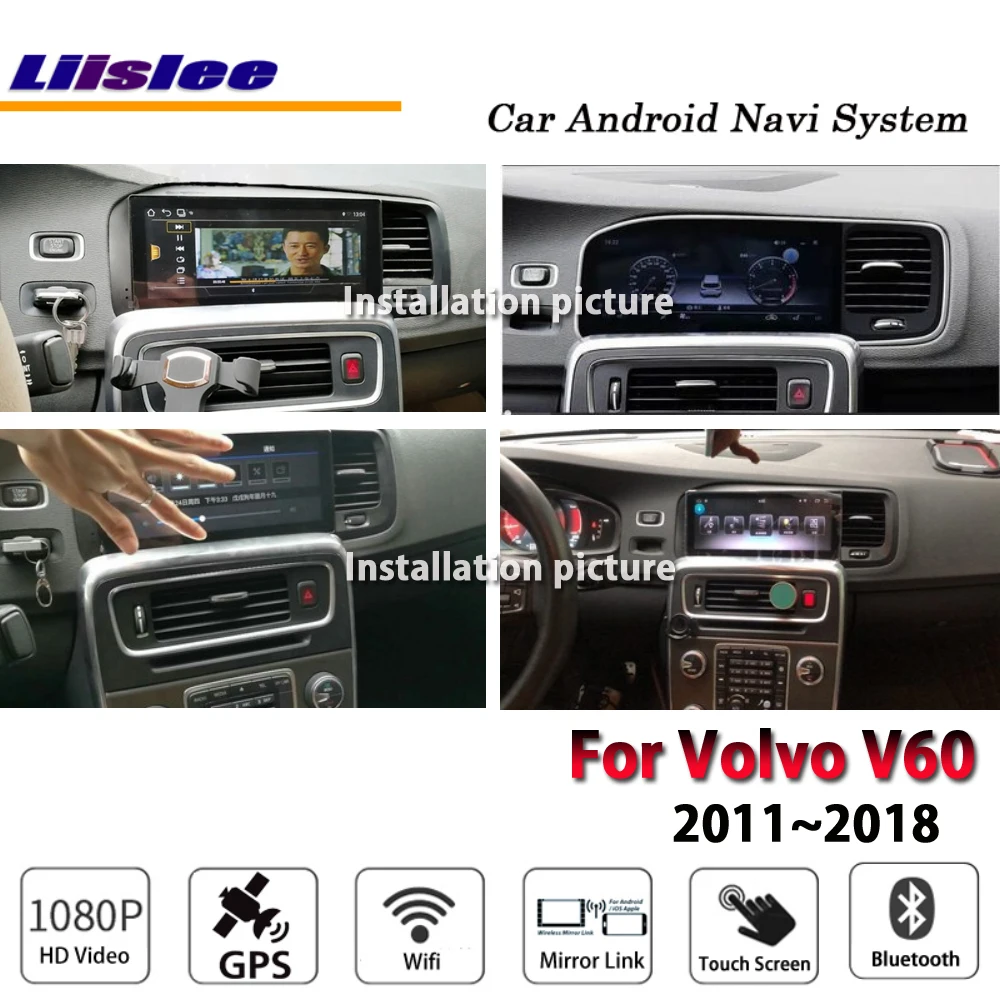 Liislee Android 7,0 up 2+ 32G для Volvo V60 2010~ стерео Автомагнитола BT Wifi Carplay gps Navi карта навигационная система Мультимедиа