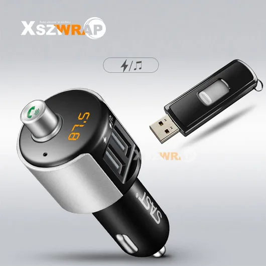 Автомобильный FM-передатчик Bluetooth 2 USB-порта 2017 А | Автомобили и мотоциклы