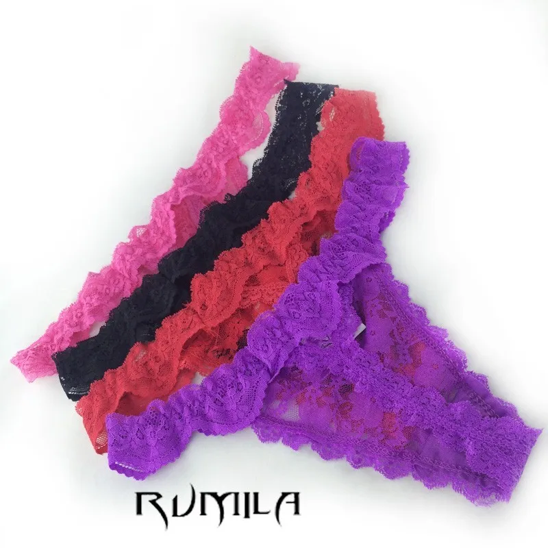 3 шт. женские кружевные стринги большие размеры|panties briefs|g-string pantieswomen sexy thongs |