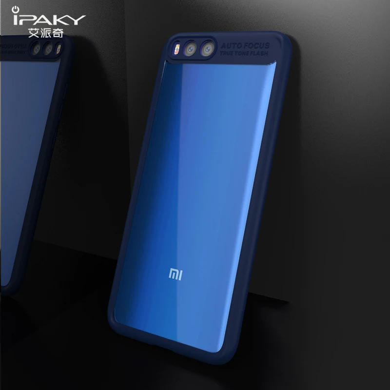 Чехол iPaky для Xiaomi Mi 6 Гибридный Силиконовый мягкий каркас жесткая прозрачная