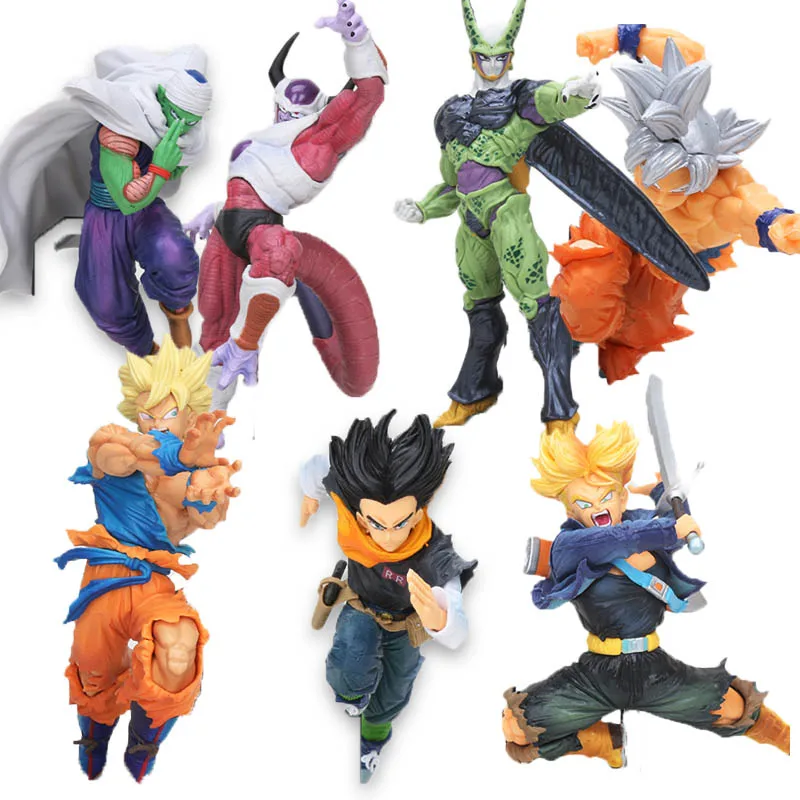 16-22 см Dragon Ball Z Toys BWFC Сон Гоку клетка пикколо лазурит плавки ПВХ фигурка Коллекция Модель Кукла игрушка