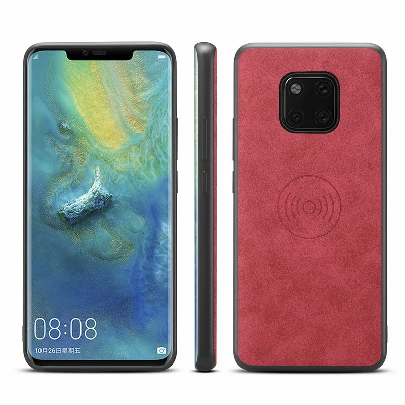 Оригинальные магнитные Винтаж кожа+ Мягкий ТПУ силиконовый чехол для huawei P20 P30 Pro Lite Коврики 20 чехол для телефона