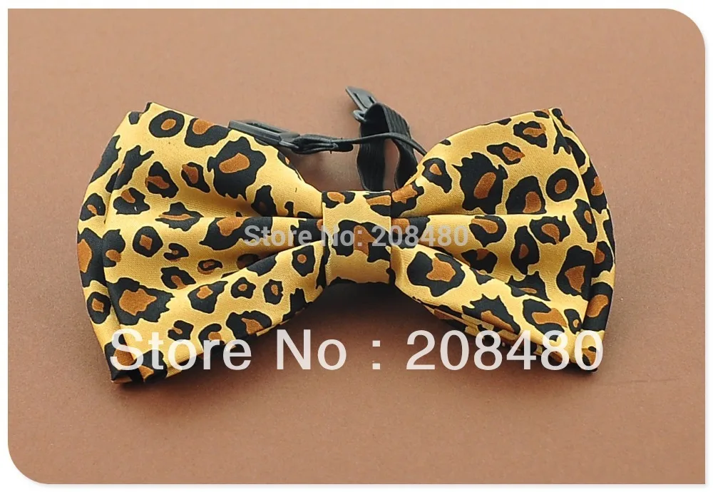 Модный мужской смокинг в стиле унисекс галстук-бабочка &quotЛеопард&quot #1 Бабочка с