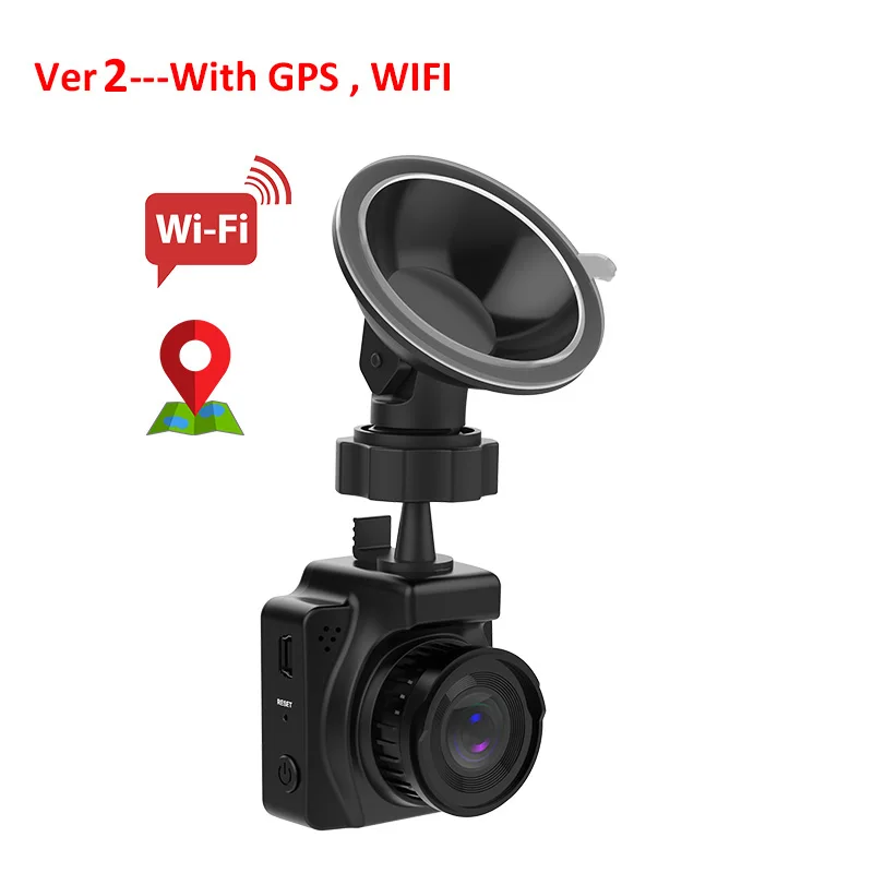 WITH GPS WIFI Видеорегистратор, gps, wifi, видеорегистратор, 1,5 дюймов, Автомобильный видеорегистратор, Эра, рекордер для вождения, авто, ночное видение, автомобильная камера, Full HD 1080 P, g-сенсор для автомобилей - Название цвета: WITH GPS WIFI