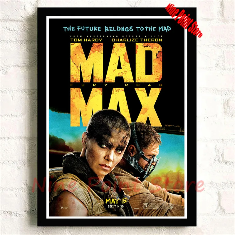 Классический фильм Mad Max 4 бумажный плакат с покрытием для бара кафе винтажная