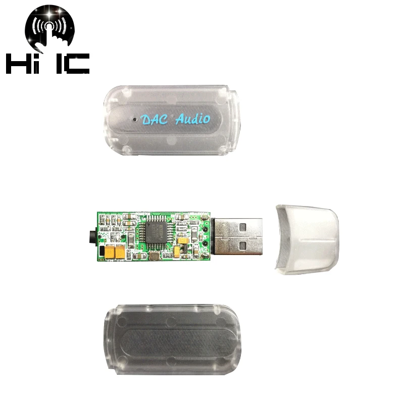 PCM2706 USB портативный DAC HIFI Fever внешняя звуковая карта декодер для усилителя AMP