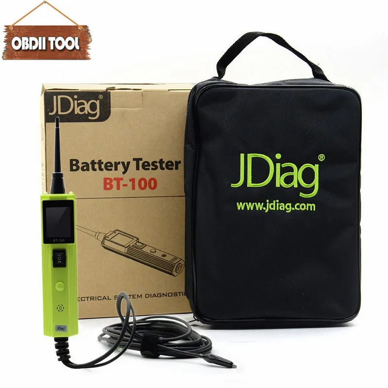 JDiag BT100 Батарея тестер BT 100 электрические Системы тестером|circuit tester|electric circuit