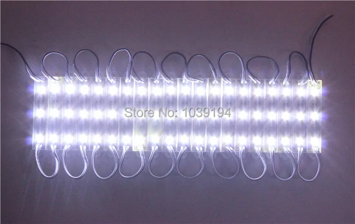 Высокояркие светодиодные модули 12 В 5630 SMD 3 светодиодный модуль теплый белый