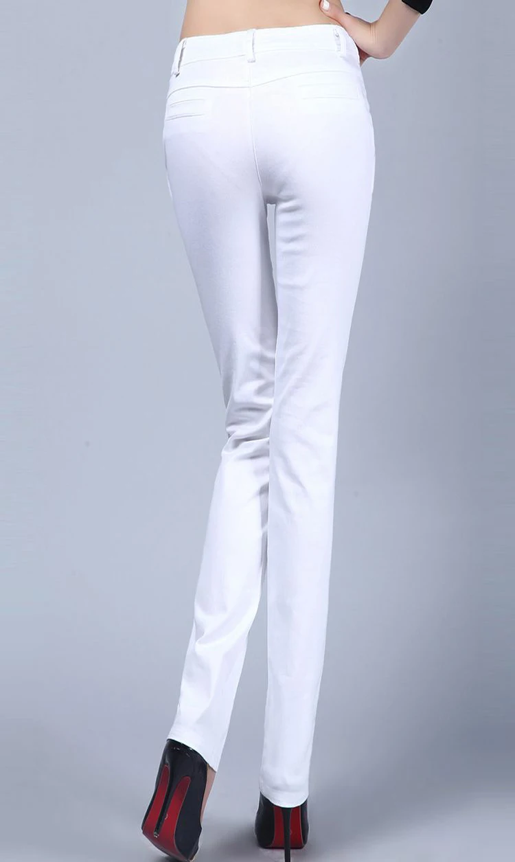 Новинка 2020 Женские Осенние эластичные повседневные брюки женские облегающие