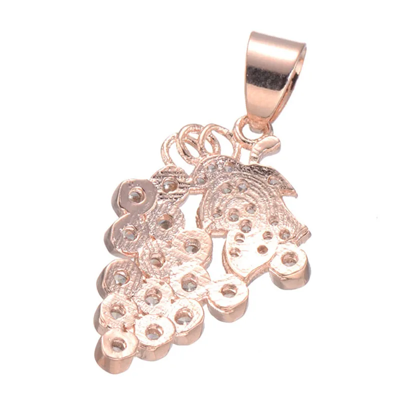 Горячая продажа ювелирных изделий Сияющий Циркон виноград плавающие амулеты для