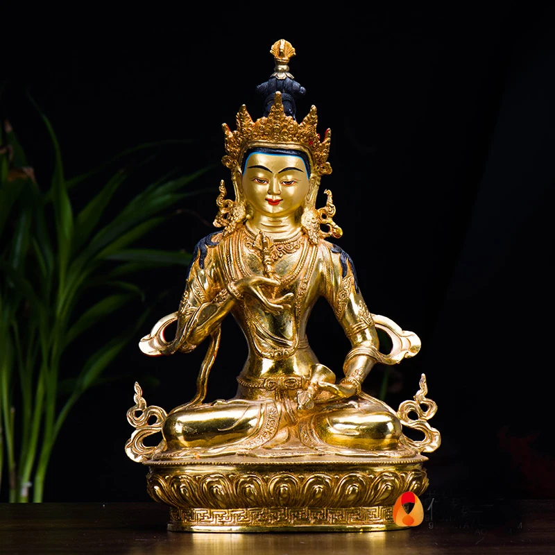 

Храм 30 см большой # GOOD Buddha # bless семья эффективная защита буддистская Ваджрасаттва ваджрадхара позолоченная статуя Будды