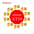 Оптовая продажа 10 пар Amass XT30 XT30U мужской женский пули Разъемы Вилки для RC Lipo батарея FPV Квадрокоптер самолет двигатель