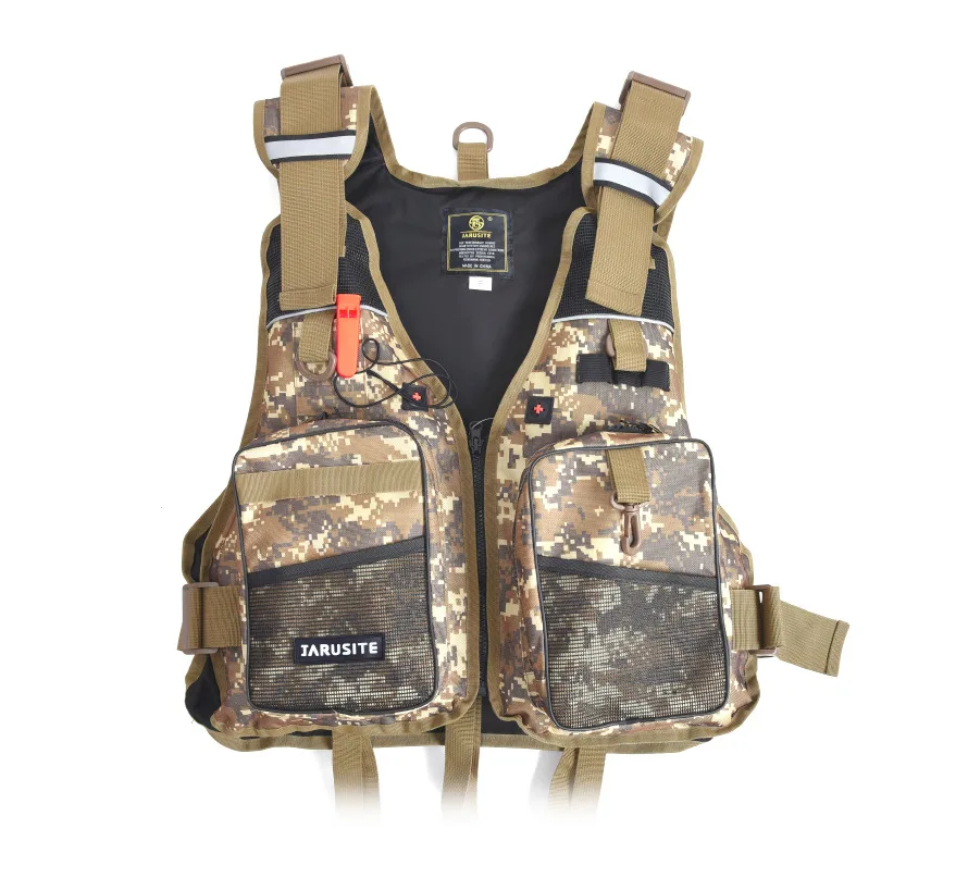 Жилет рыболовный Камуфляжный 4 цвета на зиму и лето|fishing vest|fly fishing vestfly vest |