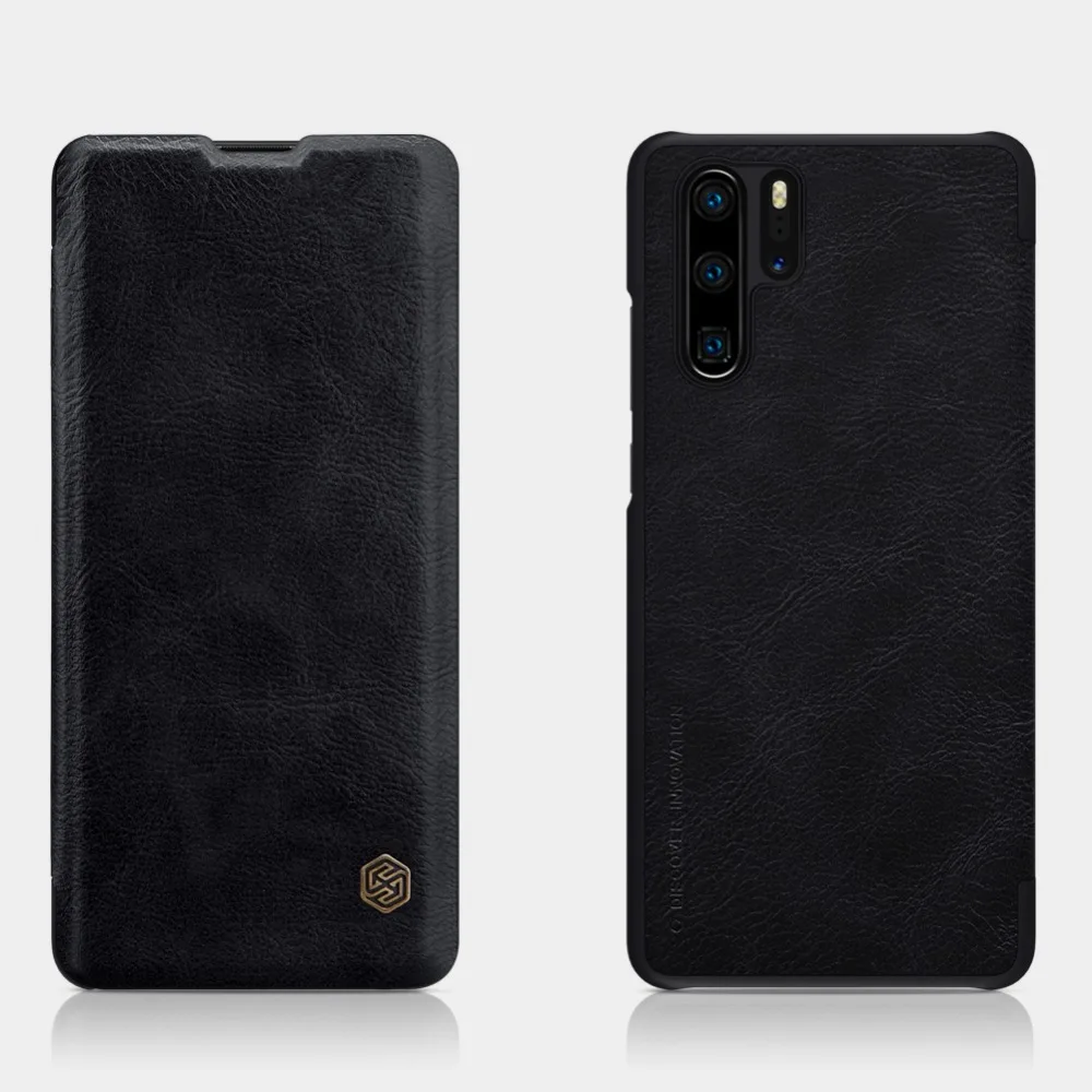 Для Huawei P30 Pro чехол для телефона Nillkin винтажный Qin откидной Чехол PU кожаный PC