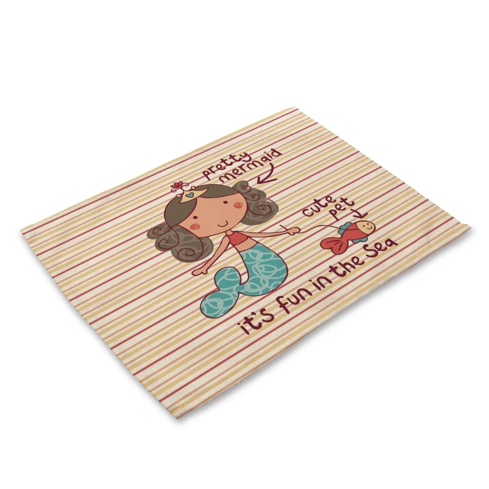 42*32 см настольные салфетки в японском стиле с рисунком из картонной коробки