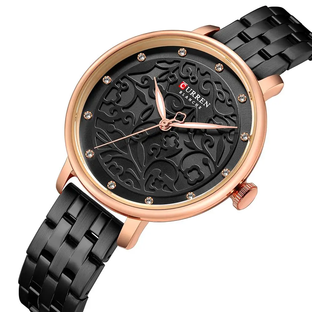 Новинка 2019 женские деловые кварцевые часы из розового золота роскошные