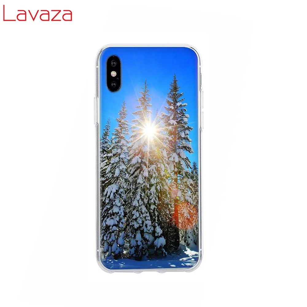 18 Lavaza пейзаж Зимний Легкий снег Жесткий Чехол для Apple iPhone 6 6s 7 8 плюс X 5 5S SE чехол для iPhone XS Max XR крышка - Цвет: 18