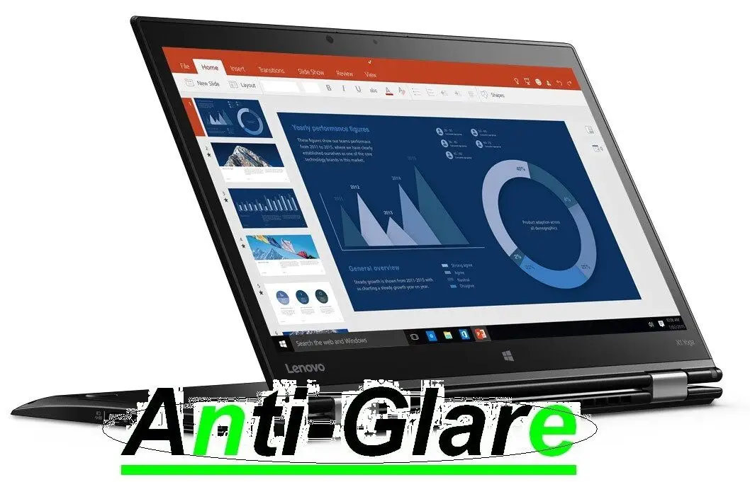 2 шт. Антибликовая Защитная пленка для экрана 14 дюймов Lenovo ThinkPad X1 Yoga (1-е поколение)