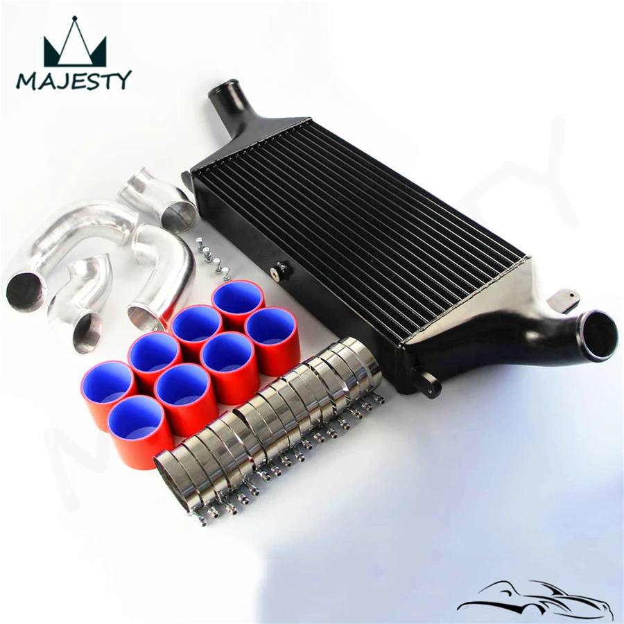 Полный комплект переднего монтажного интеркулера SKYLINE R33 R34 GTR RB26DETT черный| |