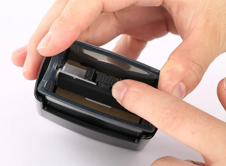 Блестящий фотопечатный мини штамп 18x47 мм|ink rubber stamp|self inking stampstamp custom |