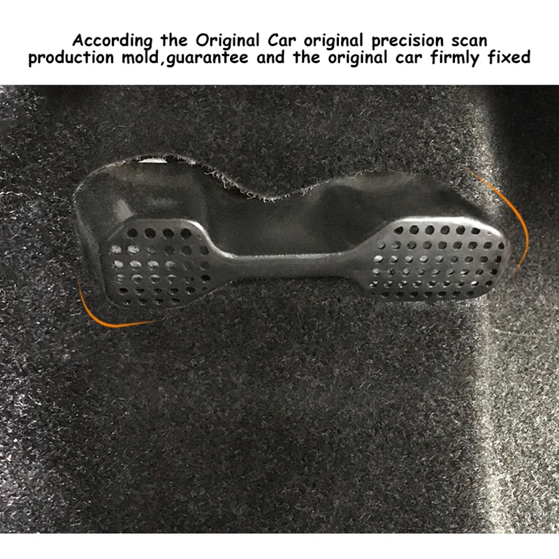 2pcs Auto Car Floor Air Vent Cover For Mitsubishi Outlander 2013-2018 Under Rear Seat Duct Conditioner Outlet Crille Net | Автомобили и